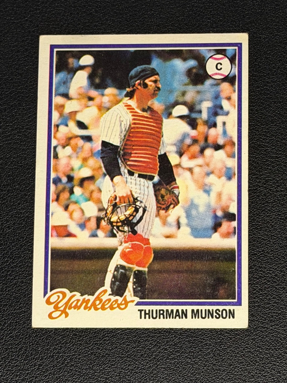 1978 Topps - Thurman Munson #60 - The Capitan! Nice Card0