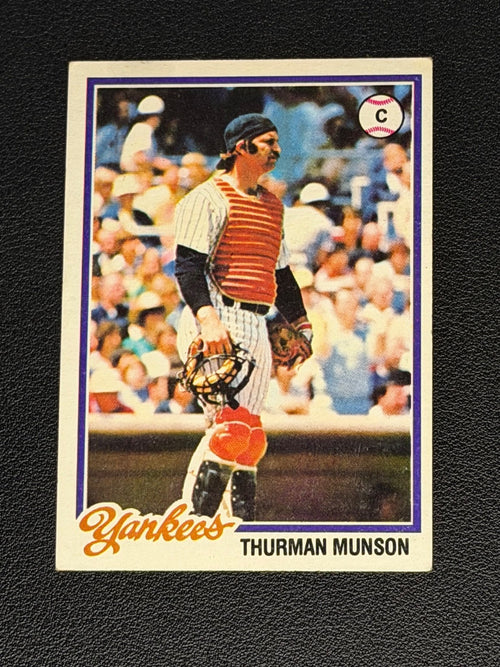 1978 Topps - Thurman Munson #60 - The Capitan! Nice Card0