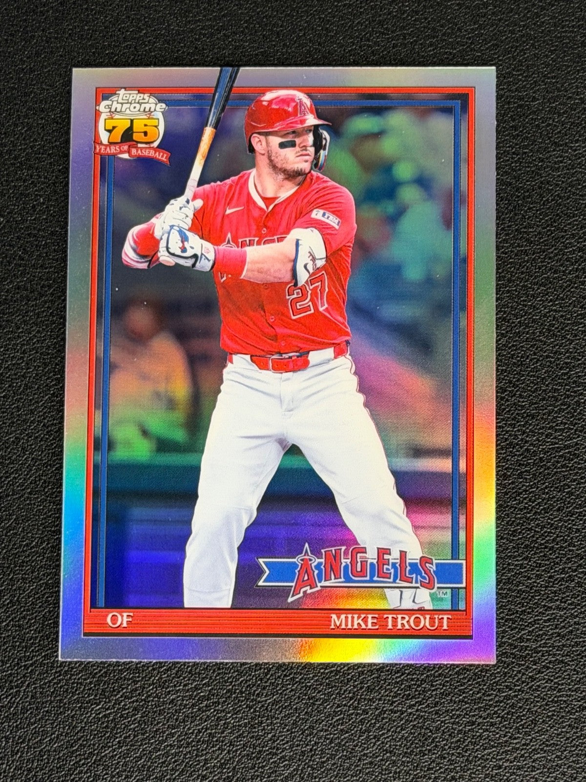 2026 Topps Chrome #91CB-6 Mike Trout 1991 Topps Chrome Baseball - Angels0
