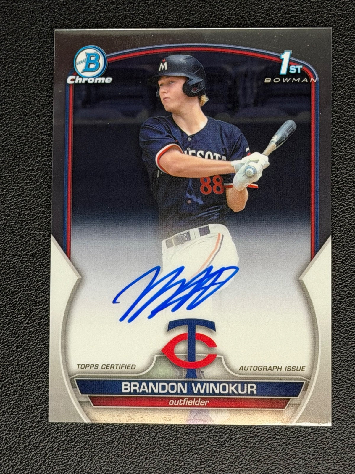 2023 Bowman Draft - Chrome Prospect Autographs Brandon Winokur #CDA-BWN (AU, RC)0