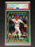 2024 Topps Chrome Masyn Winn Green Raywave PSA 10 RC0