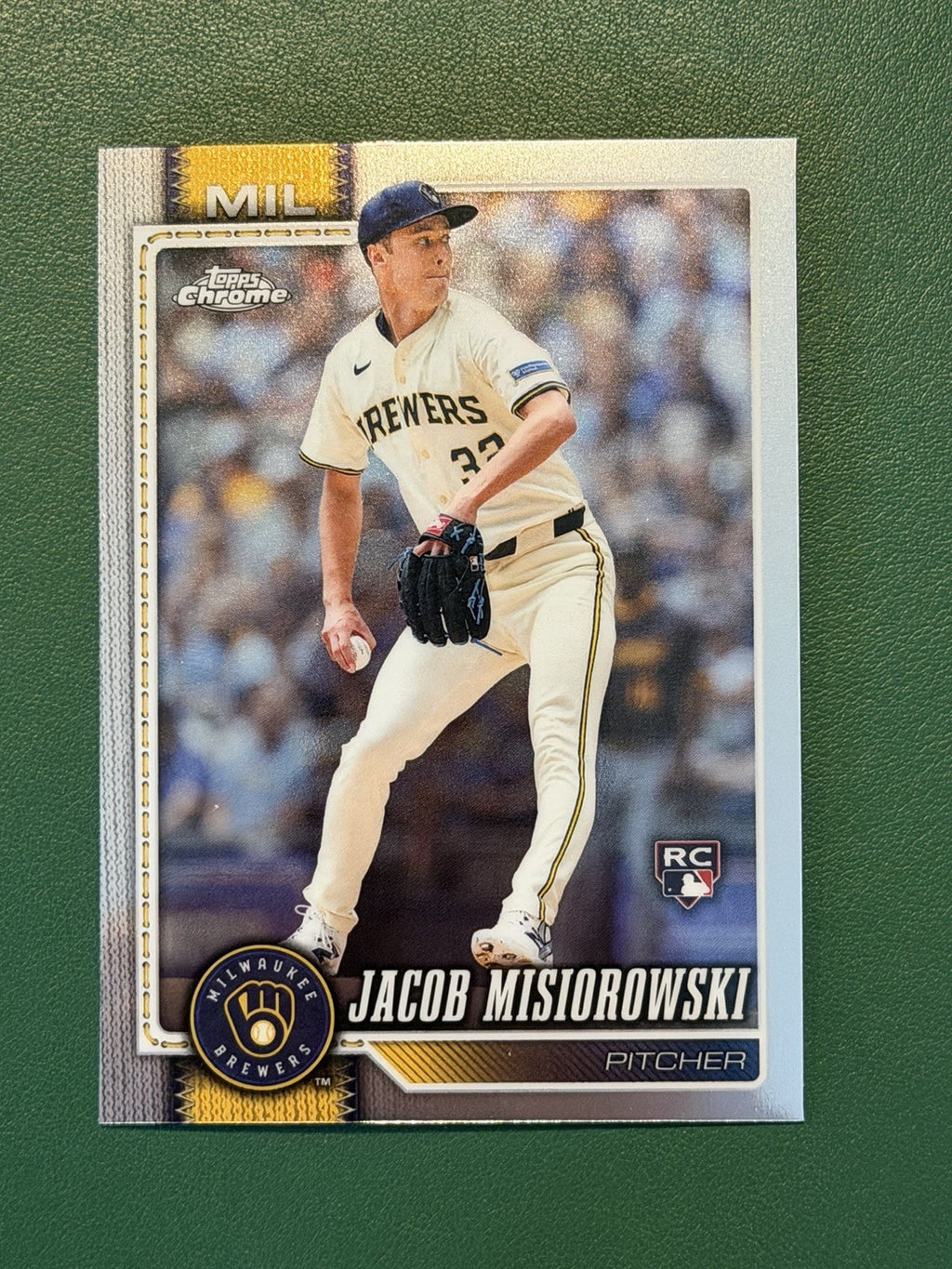2026 Topps Chrome Jacob Misiorowski #196 Rookie RC0
