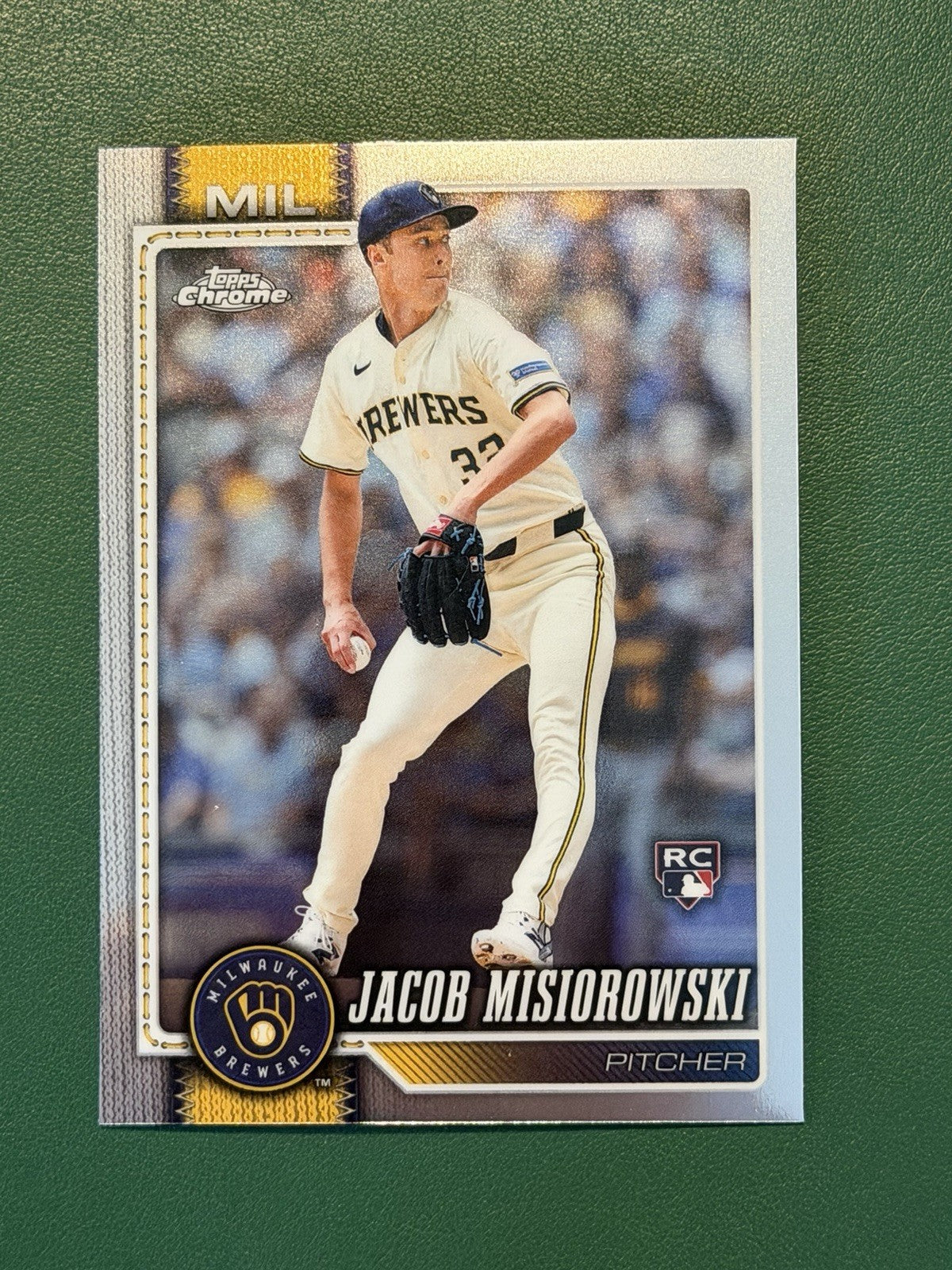 2026 Topps Chrome Jacob Misiorowski #196 Rookie RC0