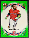 2026 Topps Pristine Jose Ramirez Green Refractor #26 82/150 Guardians0