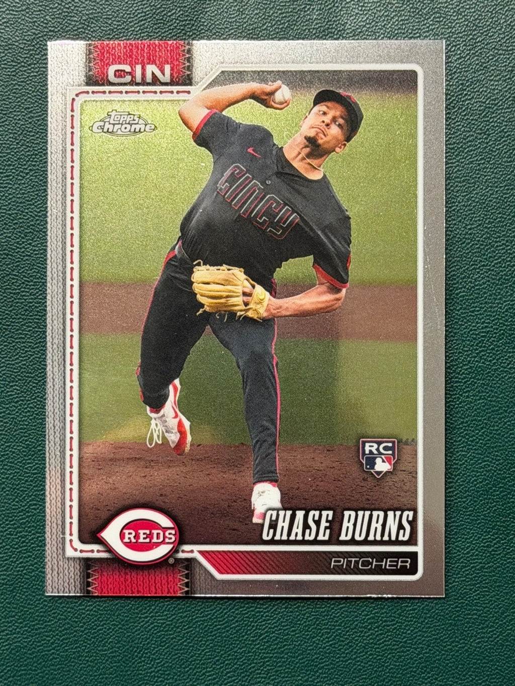 2026 Topps Chrome Chase Burns #134 Rookie0