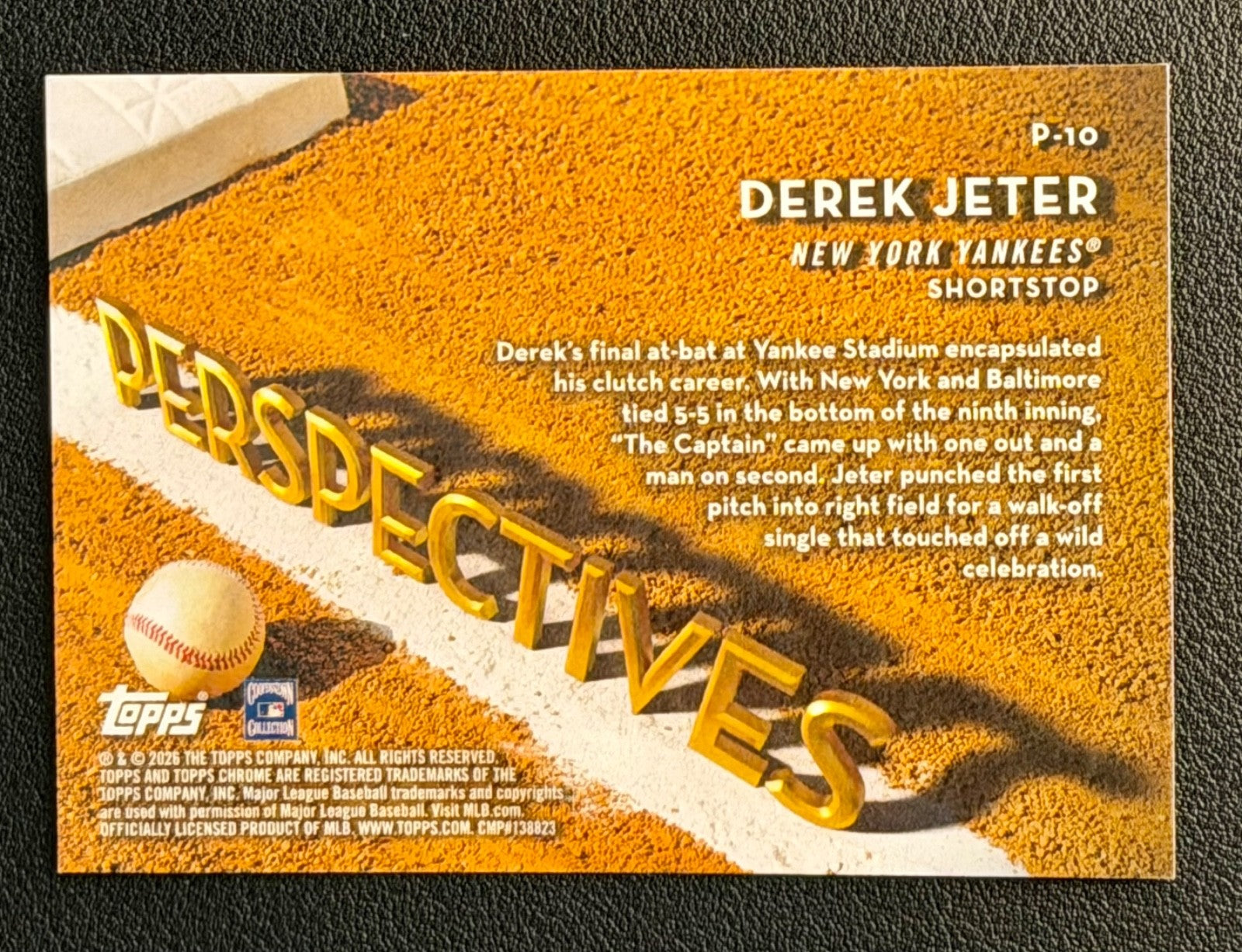 2026 Topps Chrome #P-10 Derek Jeter Perspectives1