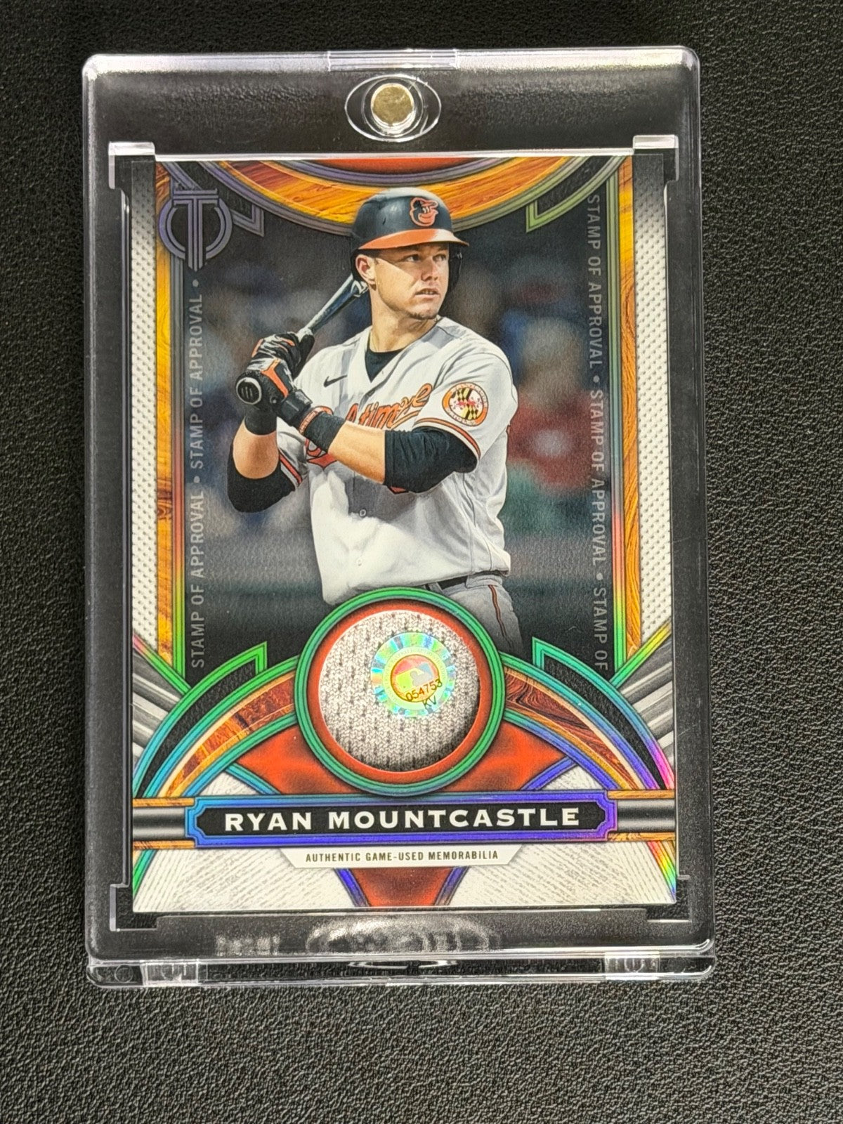 2023 Topps Tribute Ryan Mountcastle Stamp of Approval Relics #/1990