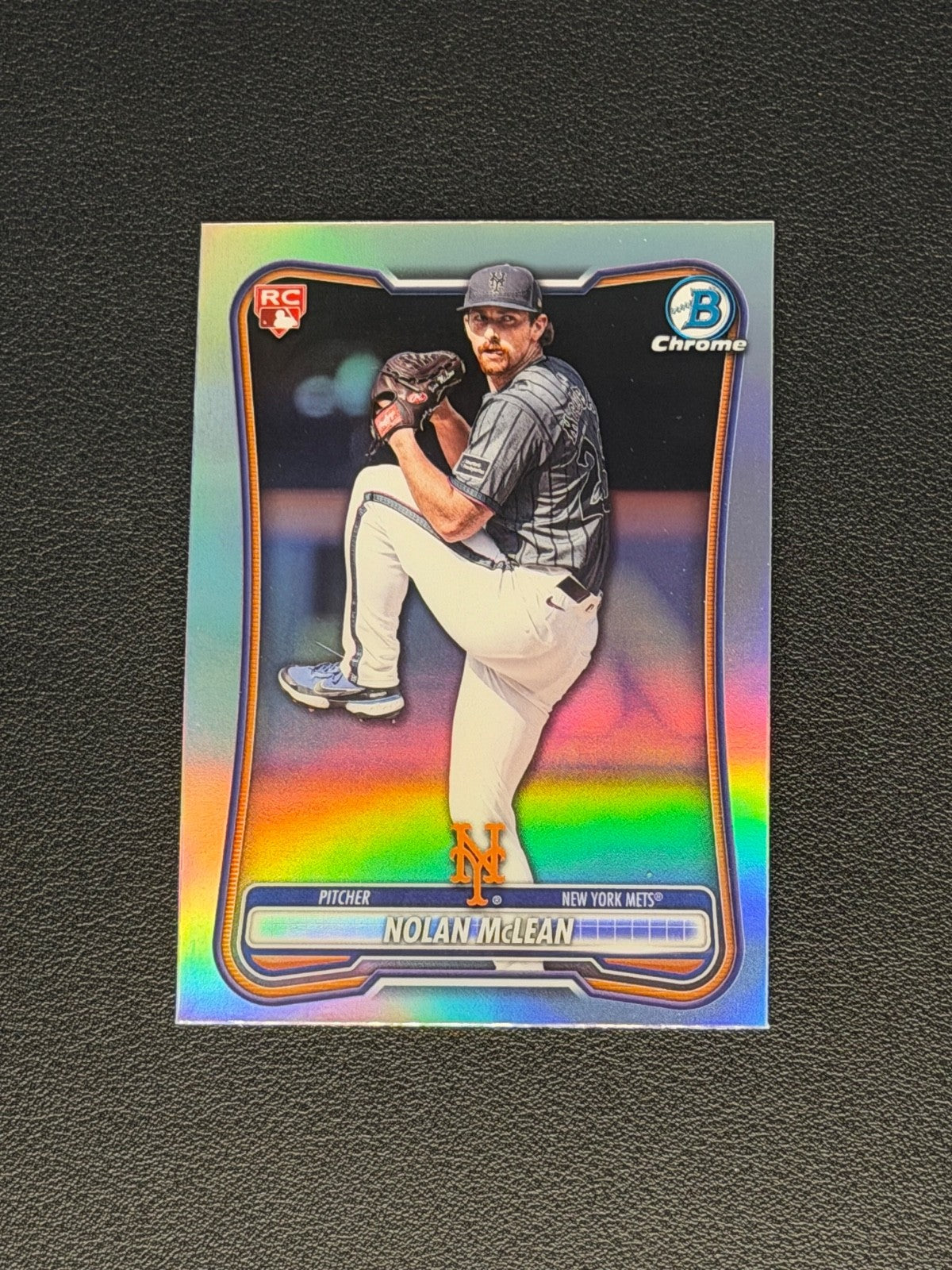 2026 Bowman - Nolan McLean #85 SP Rookie Red Rc Refractor (RC)0