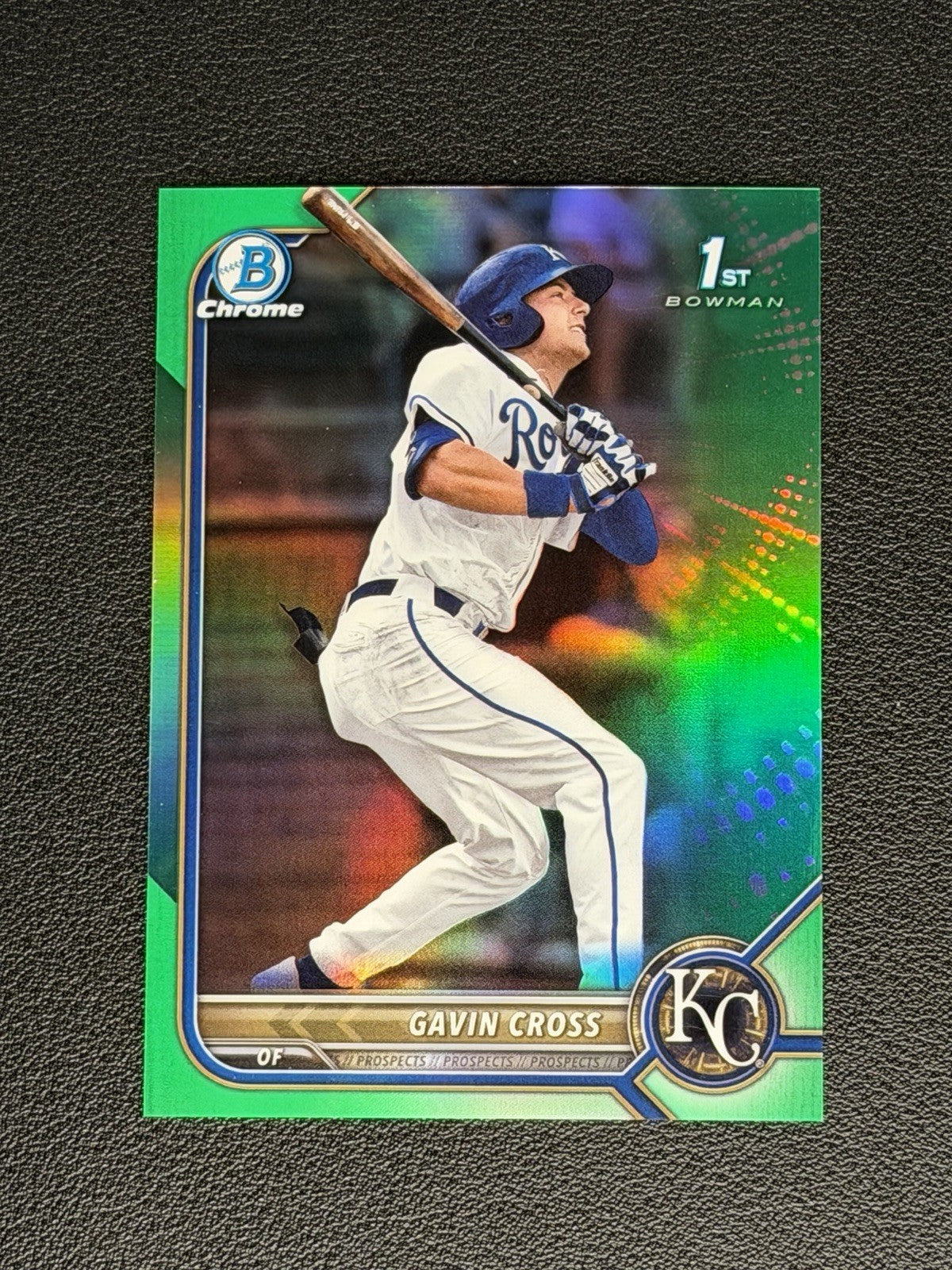 2022 Bowman Chrome Draft - Gavin Cross #BDC-6 True Green /99 (RC)0