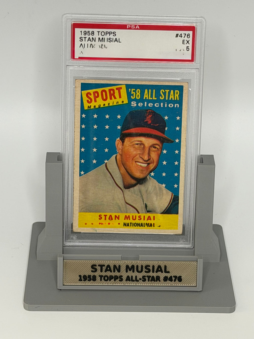 Graded Card Display - Gray