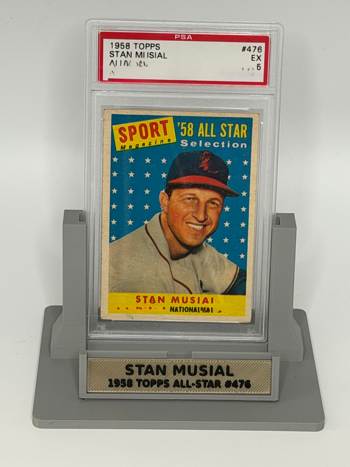Graded Card Display - Gray