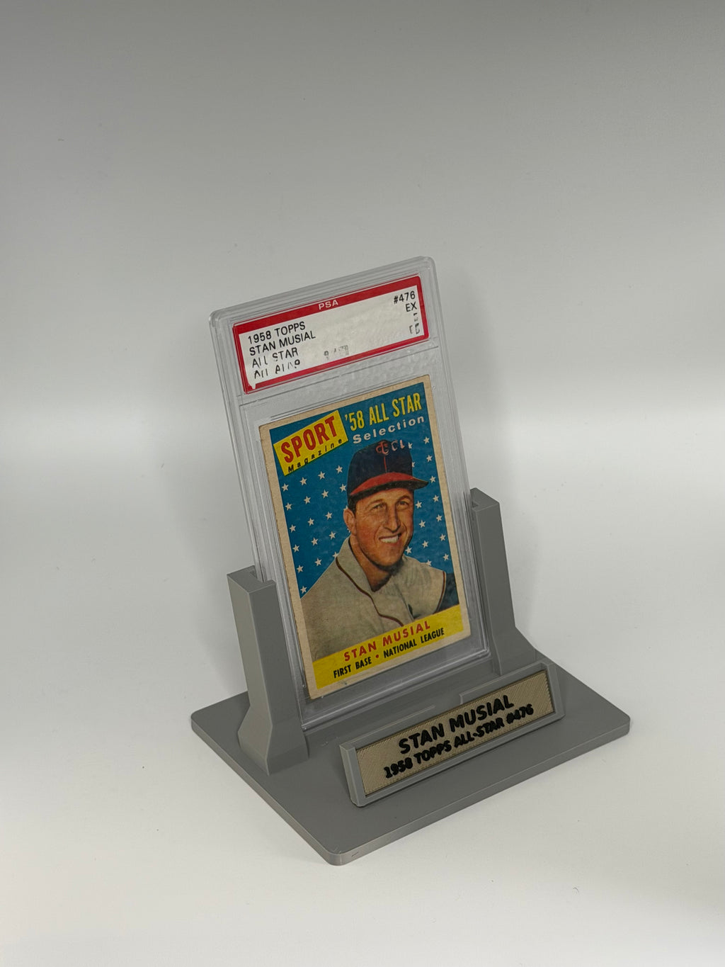 Graded Card Display - Gray